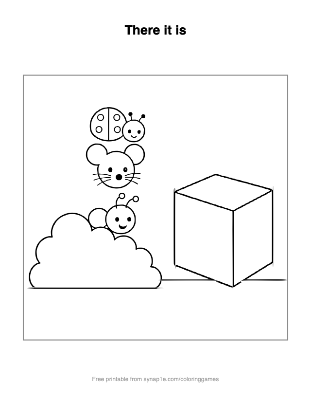 There it is — free printable letters coloring page